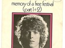 David Bowie - MEMORY OF A FREE FESIVAL - Dutch picture sleeve single - RARE