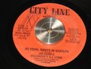 JOE AXUMITE no equal rights in babylon CITY LINE rare WACKIES roots REGGAE 45