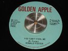 RONALD FOSTER you can't fool me GOLDEN APPLE rare ROOTS REGGAE 45 mp3