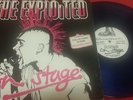 VERY RARE The Exploited,On Stage 1981 BLUE RECORD
