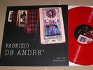 FABRIZIO DE ANDRE' LP Anime Salve Dal Vivo Raro Vinile Rosso Copia 79/150 New