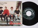 THE BEATLES ticket to ride/yes it is orig. ita raro mint