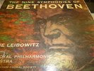 BEETHOVEN The Nine Symphonies Rene Leibowitz 7x Vinyl LP RCA 1958 RDM20-26