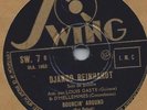 DJANGO REINHARDT / St Louis Blues -  Bouncin' Around / 78 rpm SWING 7 (FR)