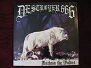 Destroyer 666 - Unchain the Wolves LP blue vinyl SUPER RARE black metal marduk
