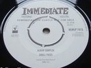 The Small Faces - 1 Sided Album Sampler - 45 -  IMMEDIATE NEMLP 7415