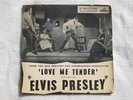 Elvis Presley Love Me Tender HMV EP 7EG 8199 -1N -1N + RT 1P RT 1L 7