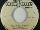Reggae 45 LASCELLES PERKINS / BURNING SPEARS Tell It All Brother / Rocking Time