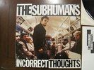 THE SUBHUMANS - Incorrect Thoughts - LP Vinyl 1980 - original press w/Insert NM