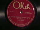 OKEH 4113-MAMIE SMITH -THAT THING CALLED LOVE /YOU CAN'T KEEP A GOOD MAN DOWN-E-