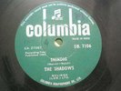 THE SHADOWS DB 7106 RARE 78 RPM 78RPM RECORD INDIA INDIAN  VG+