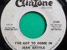 * JEAN BATTLE I've Got To Come In/Unsatisfied Woman X-OVER SOUL Clintone 45 Hear