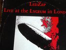 Led Zeppelin Live at the Lyceum in London double LP