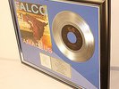 Falco, Rock Me Amadeus, mit Cover, Platin Record, platin Schallplatte, goldene
