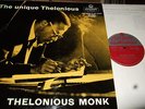 THELONIOUS MONK : THE UNIQUE THELONIOUS LP 1957 LONDON LTZ U15071 UK