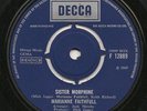 MARIANNE FAITHFUL..SOMETHING BETTER...WITHDRAWN..7