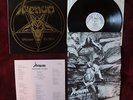 VENOM WELCOME TO HELL LP 1981 NEAT RECORDS with RARE POSTER and LYRIC INSERT UK