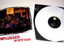 NIRVANA 'MTV UNPLUGGED IN NEW YORK' 1994 STEREO LP ON WHITE VINYL EX/EX