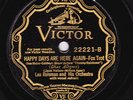 Victor #22221: Leo Reisman and His Orch.-Happy Days Are Here Again/Lucky Me E-
