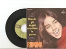 ROMINA (Power) 45 giri 7'' Quando gli angeli cambiano le piume. ARC 4071 al bano