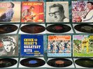 1950's  8 LP Lot:   Elvis, Buddy Holly, Ritchie Valens, Pee Wee Crayton, Cochran