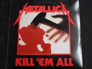METALLICA - Vintage 1983 Record LP - KILL 'EM ALL - US version