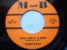EMMET DAVIS - HOW ABOUT IT BABY - ROCKABILLY WILD SCREAMIN' JIVER