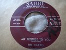 Rare Doo Wop  45  The Capris - My Promise To You - Sabre