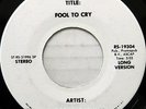 THE ROLLING STONES 45 Fool to Cry ATLANTIC Musidor BV Promo WL Near Mint #BB735