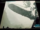 led zeppelin Debut lp Turquoise Text Sleeve