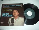 GENE VINCENT rare EP from FRANCE Pistol packin mama/Wear my ring + 2 VG+