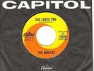 CANADA ROCK CAPITOL 72125 1963 45 RPM THE BEATLES : SHE LOVES YOU + I'LL GET Y