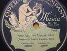 jewish cantorial 78 RPM- zawel kwartin-unetaneh tokef-opera disc company- 1930's