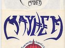 MAYHEM Bloodrush/Addictive Risk (vigillante 1) diy/nwobhm 7'' single, unplayed