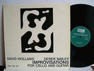 David Holland & Derek Bailey - Improvisations For Cello & Guitar ECM 1013 LP '71