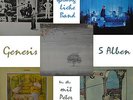 5 LP's, Genesis (Lamb lies down..., LIVE, Selling England..., Trespass, Wind&..)