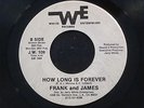 FRANK AND JAMES How Long Is Forever You Got WE Modern Soul 45 HEAR