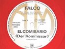 Falco El Comisario Der Kommissar Mexico ABSOLUTE RARITÄT red Vinyl MEXIKO 12