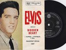 ELVIS PRESLEY AUS WOODEN HEART 45 EP 1967 1ST PRESSING RARE VARIATION SLEEVE 