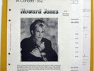 HOWARD JONES In Concert 1984 UK OG BBC Transcription Disc PROMO LP + Cues