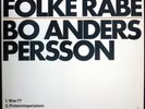 Wergo 60047 LP NM Folke Rabe & Bo Anders Persson - Was, Proteinimperialism avant