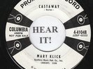 TEEN 45 Mary Klick (Columbia PROMO 41048) Castaway/Humble Heart