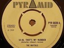 MAYTALS 54-46 THAT’S MY NUMBER 1968 PYRAMID SKA 45