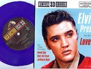 ELVIS PRESLEY ,RARE 33 DOUBLE COMPACT LPC-123 ,,BLUE VINYL
