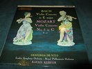 Gioconda DE VITO, J.S. BACH, MOZART Violin concertos KUBELIK UK LP ODEON 1856