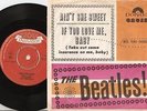 THE BEATLES AIN`T SHE SWEET / IF YOU LOVE ME, BABY  SWEDISH 45+PS 1964