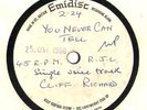 cliff richard-you never can tell-7 inch single sided emi* acetate- item