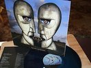 pink floyd / the division bell, with insert, blue vinyl, reissue, look pictures