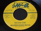 Reverend George Morton   This Is My Story   Hi-Q northern soul / gospel 45 HEAR
