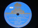 ETHNIC 78 rpm RECORD Odeon CHINA / JAVA Musica Oriental NAN TIEN MEN / UDAN MAS